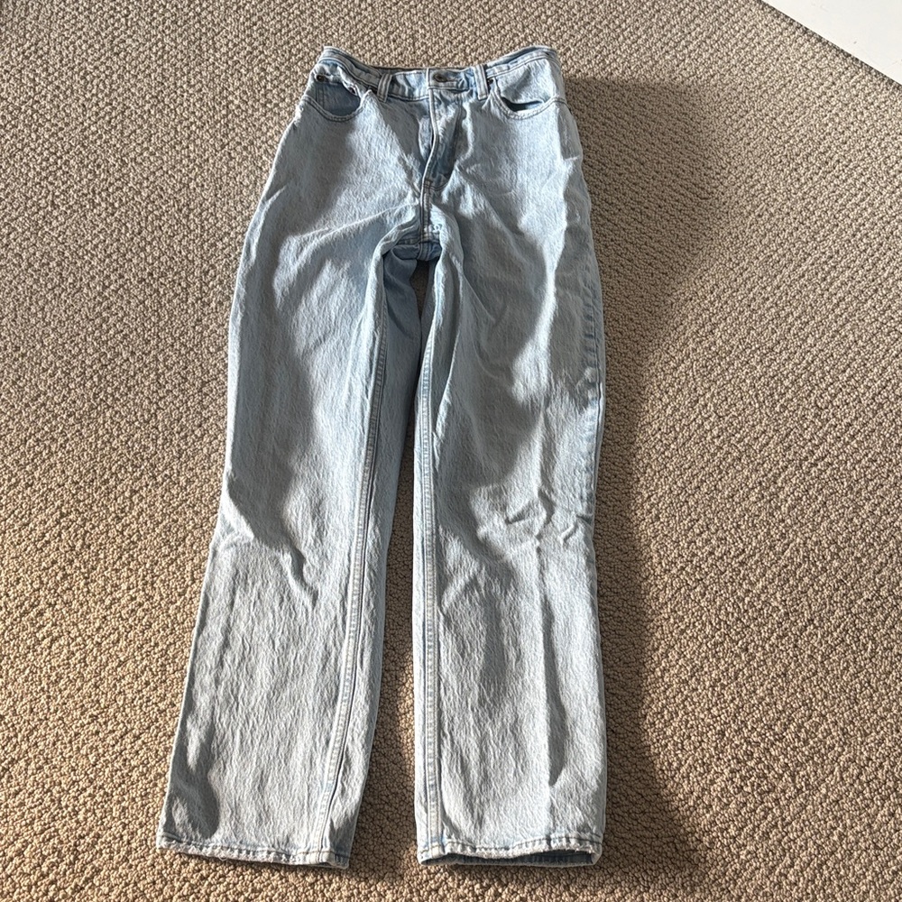 Abercrombie & Fitch Light Blue Straight Leg Women's Jeans